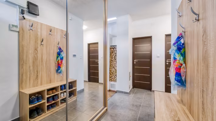 Csömörön újszerű, egyszintes ikerház - Előszoba - 9 m² nagyságú